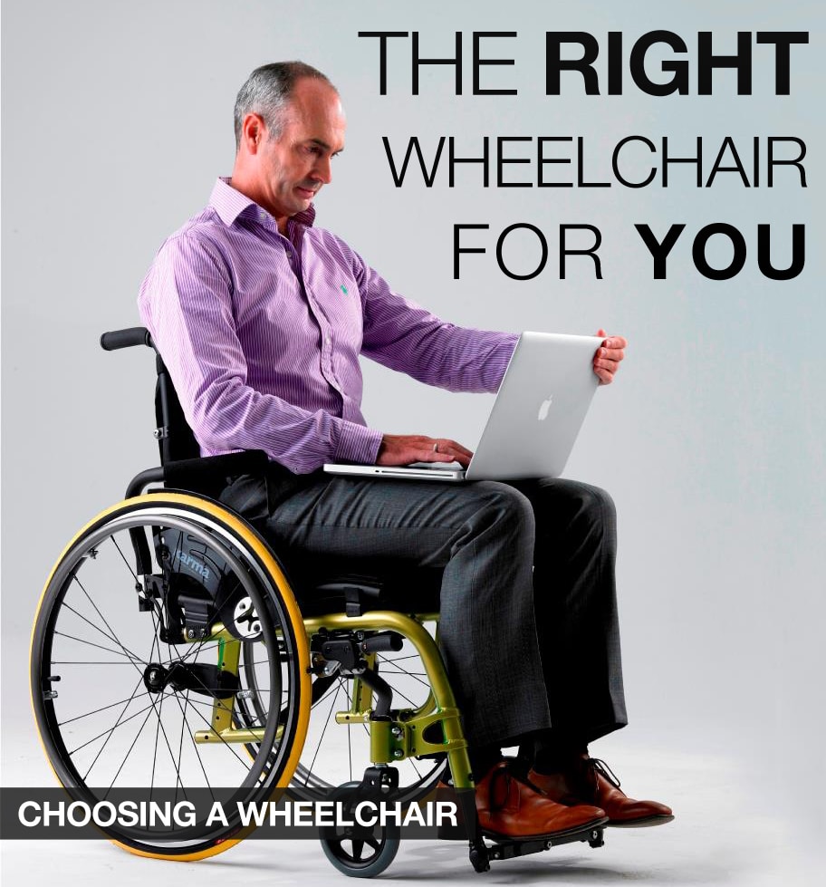 wheelchair for disabled person